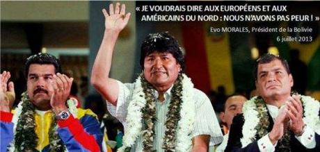 Le président Morales annonce à son tour que la Bolivie accorde l’asile à Edward Snowden et lance « Nous n’avons pas peur ! »