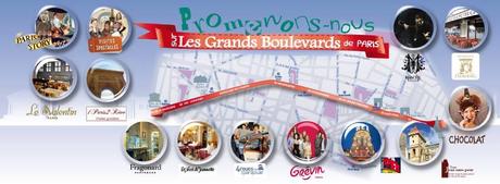Promenons-nous sur Les Grands Boulevards de Paris