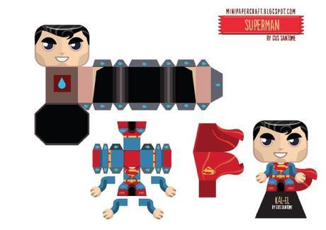 Superman Costumes de Gus Santome (x 7)