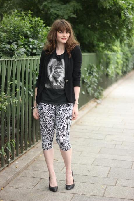 look sarouel zebre