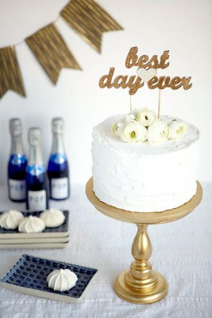 cake topper best day ever 