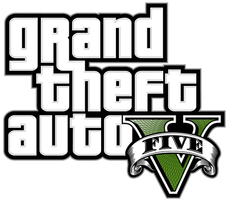 gta v logo blanc HD [NEWS] Gameplay de GTA V dévoilé