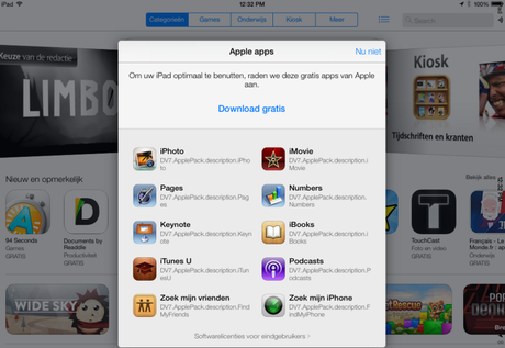 iMovie, Pages, Numbers… Les applications d’Apple gratuites avec iOS 7 ?