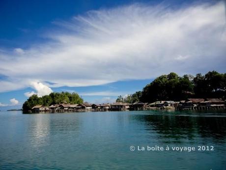 Le village de Tangkian, entre Katupat et Wakai (îles Togian, Sulawesi Centre, Indonésie)