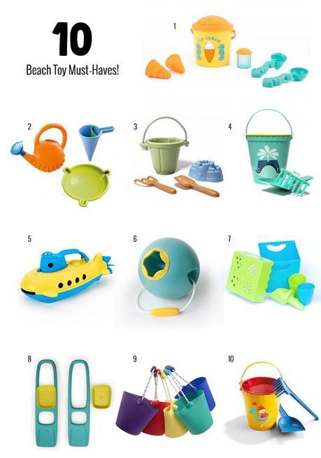 10 beach toys