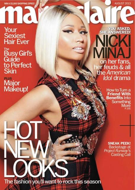 Nicki Minaj pour Marie-Claire (en août) + behind the scenes