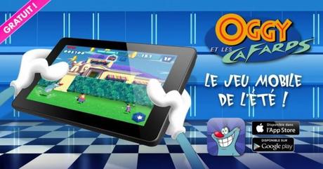 Oggy et les cafards, le jeu mobile de l’été maintenant disponible sur iPhone, iPad et Android‏