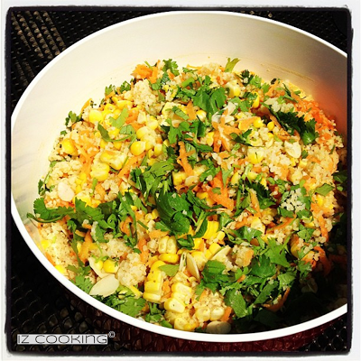 Salade maïs et boulgour