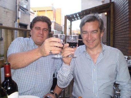 L'éditeur québécois Guy Boulianne (Éditions Dédicaces) et l'imprimeur français Simon Dulac (Sobook) - 11 juillet 2013