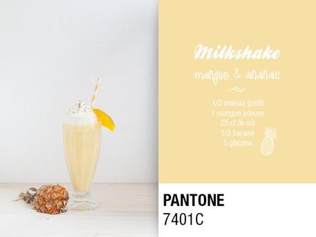 La palette Pantone de Milkshake