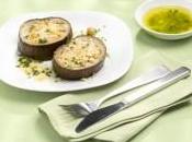 Aubergines farcies taboulé piquant l’abricot