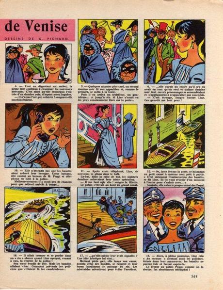 Les Bandits de Venise - La semaine de Suzette - 1 août 1957