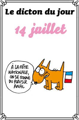 Dicton du jour le 14 juillet