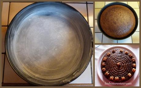 GÂTEAU AUX NOIX ET SA CRÈME ANGLAISE