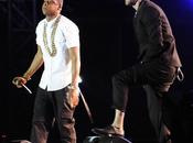 Justin rejoint Jay-Z scène pour chanter Holy Grail (13/07/2013)