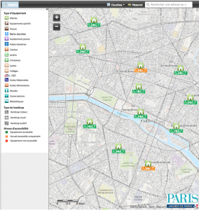 Paris, une carte des établissements accessibles disponible online