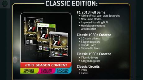 f1 2013 preorder 03 classic us F1 2013 sort des stands  vidéo trailer F1 2013 codemasters 
