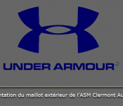 Maillot extérieur Under Armour 2013 2014 l’ASM Clermont Auvergne