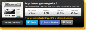 Website speed test 300x106 Plugin WP Rocket  WP Rocket wordpress plugin 