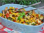 Salade d'été comme panzanella