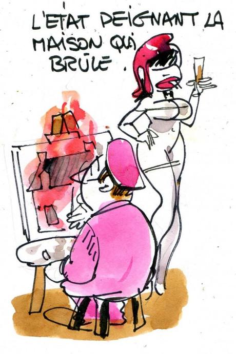 Pendant que la maison brûle, l'État peint