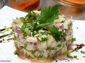 Tartare lotte parfume vanille