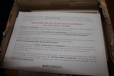 JolieBox devient Birchbox...
