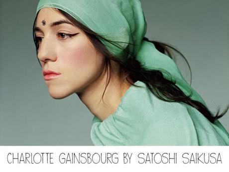 Charlotte Gainsbourg , foulard vert