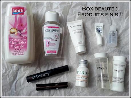 [Beauté] Des produits finis oui, mais des produits box beauté !!