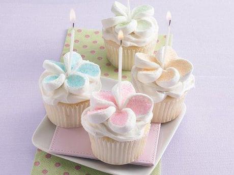 Marshmallow Birthday Cupcakes | Cupcakes and Recipes