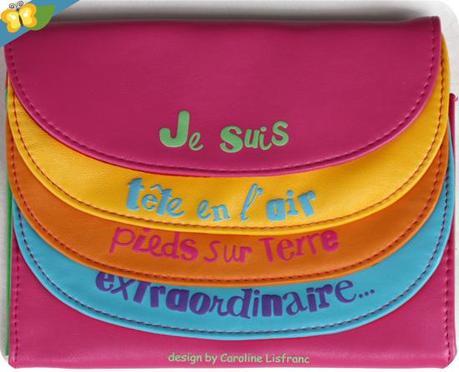 Ma pochette multicolore survitaminée designed by Caroline Lisfranc