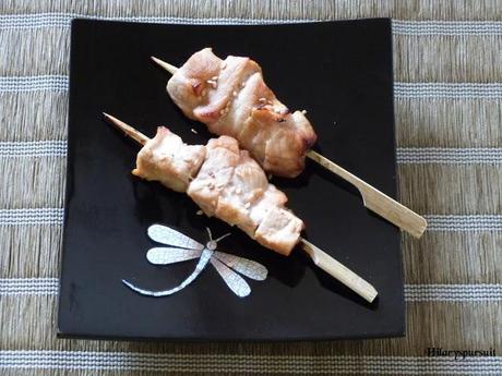 Yakitori de porc / Pork yakitori