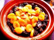 Tajine poulet pruneaux abricots secs