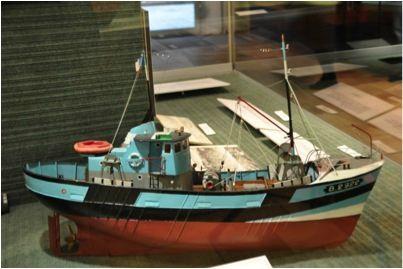 maquette Glorieuse Ste Rita musée de la peche