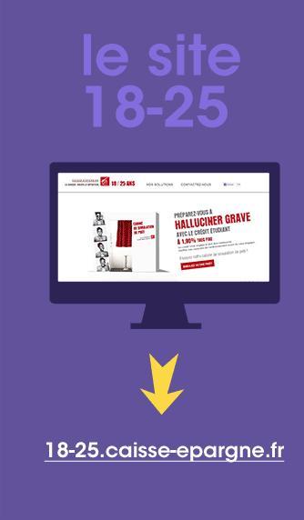 le site 18-25.caisse-epargne.fe