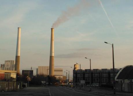 EDF : premier captage de CO2 à la centrale thermique du Havre Centrale_à_charbon_EDF_Le_Havre