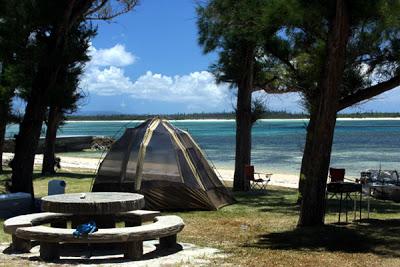 Camping sur l'ile de Izena