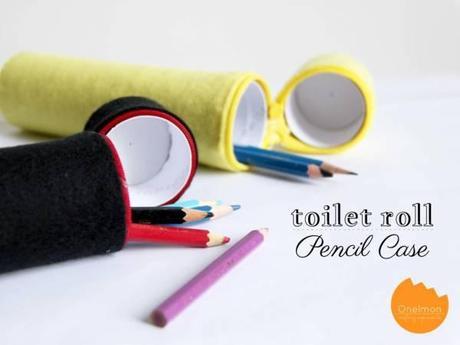 trousse tube papier toilette DIY : une trousse avec un tube de papier toilette