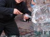 sculpteur glace plein