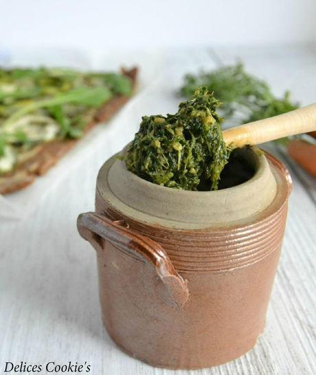 pistou pesto fanes carottes IG bas