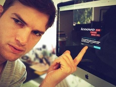 Ashton Kutcher: 10 millions de dollars pour la pub de Lenovo...