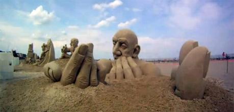 Découvrez les talents de Carl Jara, sculpteur sur sable