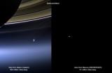 La Terre vue de Saturne