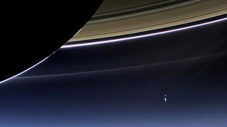 La Terre vue de Saturne