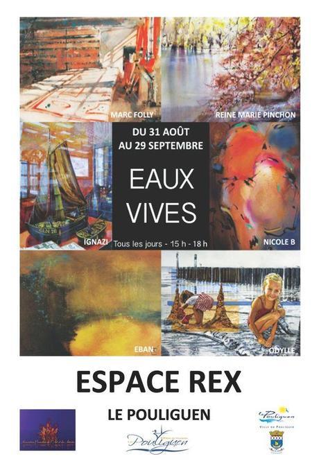 Salon d’aquarelle « Eaux vives » au Pouliguen