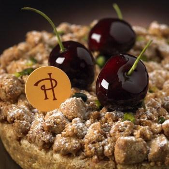 Gourmandise : Tarte croustillante aux cerises et pistache, Pierre Hermé