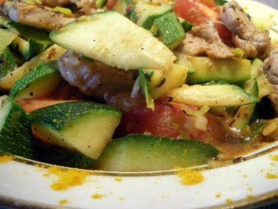 Porc Aux Courgettes
