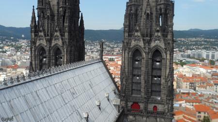 vue cathedrale clermont ferrand
