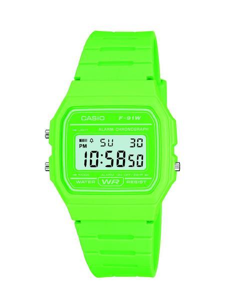 Mes montres: Plus flashy tu meurs mais on aime ! F-91WC-3AEF