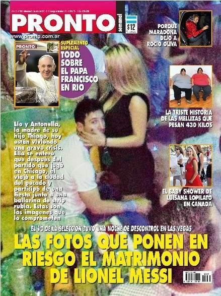 PHOTO Messi : Une photo qui remet son mariage en question